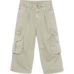 Укороченные карго брюки R13, зеленый - фото 3