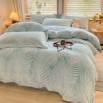 LUOLAI HOME Комплект постельного белья, 180 см, 4 предмета, синий - фото 4