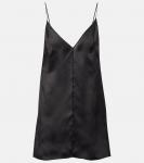 Топ из шелкового органа Talsie Khaite, черный - фото