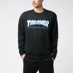 Свитшот мужской черный Thrasher - фото 5