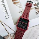 Мужские молодежные черные часы CA-53WF-4B CASIO - фото 5