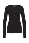 Топ WE Fashion Long sleeved top, Black - фото 5