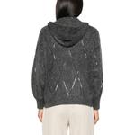 Худи с пайетками Brunello Cucinelli, серый - фото 5