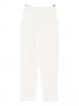 Брюки на эластичном поясе Twinset, белый - фото