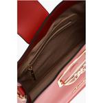 Красная полиэтиленовая сумка через плечо Moschino, Red - фото 5