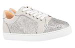 Christian Louboutin CL Low top Skateboard Shoes Women's Silver - фото 4