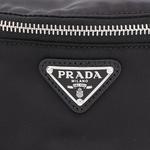 Мини-клатч из нейлона унисекс черный PRADA - фото 3
