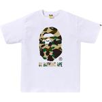 Футболка с принтом A BATHING APE, желтый - фото 5