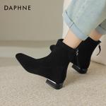 Ботинки женские Unlined/Camel Unlined DAPHNE, черный - фото 5