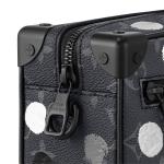 Сумка LOUIS VUITTON Yayoi Kusama Mini Soft Monogram Eclipse Black/Silver - фото 7