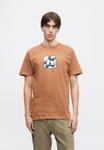 Футболка HUF STAR MULTI TEE UNISEX, Sierra/Ochre - фото
