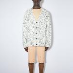 Acne Studios Свитер мужской серый белый - фото 4