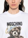 Футболка Moschino с логотипом, белая - фото 5