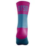 Носки Otso Multi-sport Medium Cut Light Blue/Fluo Pink, синий - фото 2
