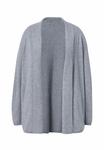 Кардиган Ulla Popken OPEN SHAPE SHAWL COLLAR, Pale Mottled Grey/Mottled Light Grey - фото 5