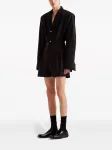 Однобортный пиджак Prada, черный - фото 2