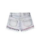 Потертые джинсовые шорты Monnalisa, Stone Bleach - фото 3