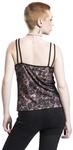 Топ Outer Vision Lace Flowers, коричневый/черный - фото 5