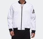 Куртка adidas Logo Printing aviator Jacket White, белый - фото 3