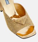 Мюли, украшенные кристаллами Prada, Platino - фото 6