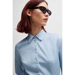 Рубашка с длинным рукавом HUGO The Fitted 10211515, синий - фото 4