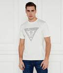 Футболка мужская Guess Active хлопковая с логотипом, экрю - фото