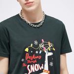 Футболка Up8 с рисунком оленя, зеленый - фото 6