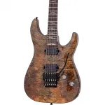 Электрогитара Schecter Guitar Research Omen Elite-6 FR, угольный - фото 5