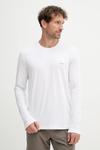 Лонгслив Boss, белый - фото
