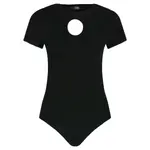 Тонкое подтянутое боди Karl Lagerfeld, черный - фото