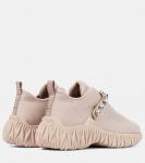 Декорированные слипоны Miu Miu, Nude - фото 3