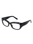 Очки с оптической линзой «кошачий глаз» Balenciaga Eyewear, черный - фото 2