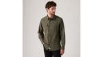 Рубашка Auburn Worker с длинными рукавами Levi's, Danny Herringbone - Green - фото