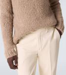 Хлопковые чиносы из твила Thom Sweeney, Milk - фото 5