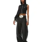 Футболка-майка женская черная Alexander Wang FW24 - фото 3