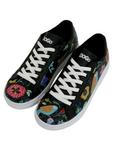 Кроссовки на шнуровке Dogo Ace Sneakers - Flowers & Birds BLACK, черный - фото 2