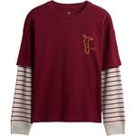 Детская футболка GAP, коричневый - фото 4