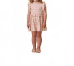 Мини-платье Alice из розовой ткани Noralee, Pink Toile - фото