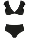 Бикини с оборками Brigitte, черный - фото