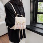 MARKANGARO Маленькая квадратная сумка через плечо, Ecru - фото 8