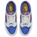 Кроссовки Nike Dunk Low Paint Splatter GS, серый/синий - фото 4