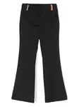 Расклешенные брюки чинос PUCCI Junior, черный - фото