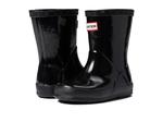 Ботинки Hunter Kids First Classic Gloss (Toddler/Little Kid), черный - фото 6