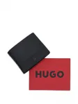 Кошелек с логотипом HUGO, черный - фото 5