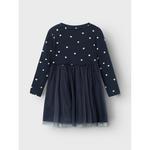 Длинное платье Name It Nadja Long Sleeve, синий - фото 2