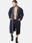 Халат Jan Vanderstorm Long Bathrobe Trifred, темно-синий - фото 2