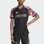 Футбольная майка мужская черная Adidas, черный - фото 3