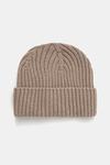 Шапка с добавлением шерсти Sisley, бежевый - фото