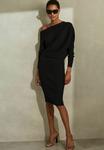 Платье Reiss Jumper dress, Black - фото 3