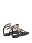 Giuseppe Zanotti декорированные сандалии Amira, фиолетовый - фото 3